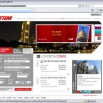 Novidades no site da TAM