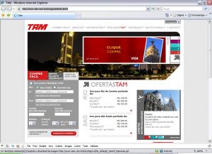 Novidades no site da TAM Novidades no site da TAM