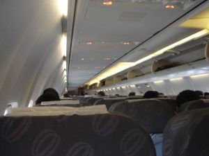 Interior do avião