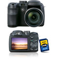 Câmera Digital X5 14MP 15x Zoom Ótico LCD 2,7 Panorâmica +2GB - GE