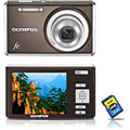 Câmera Digital FE-4030 14MP, 4x Zoom Óptico e Bateria + 2GB - Olympus