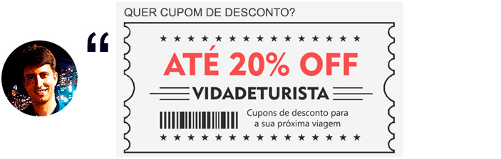 Cupom desconto viagem