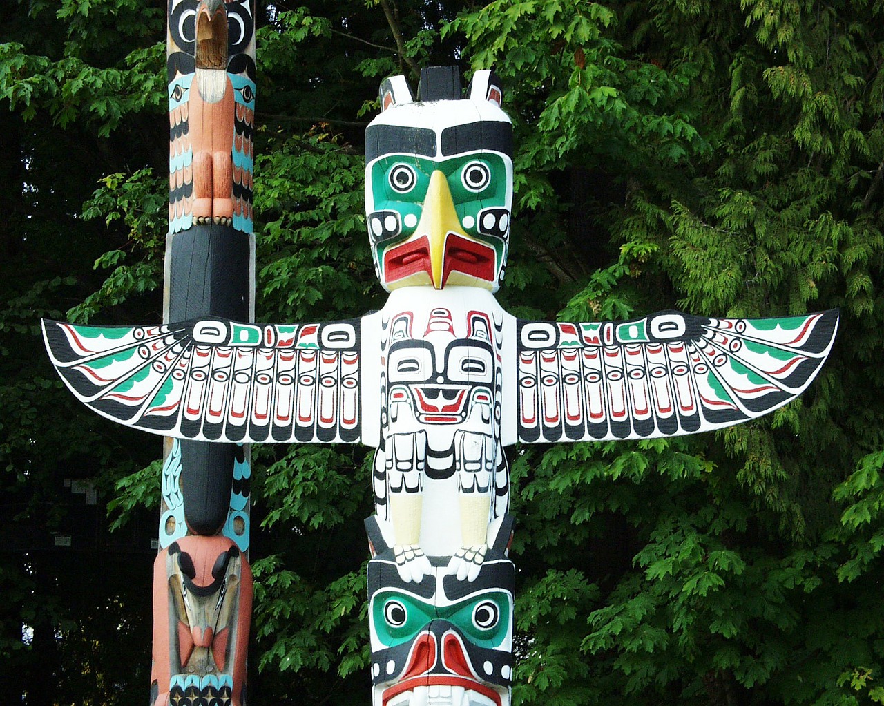 Totem do Stanley Park em Vancouver