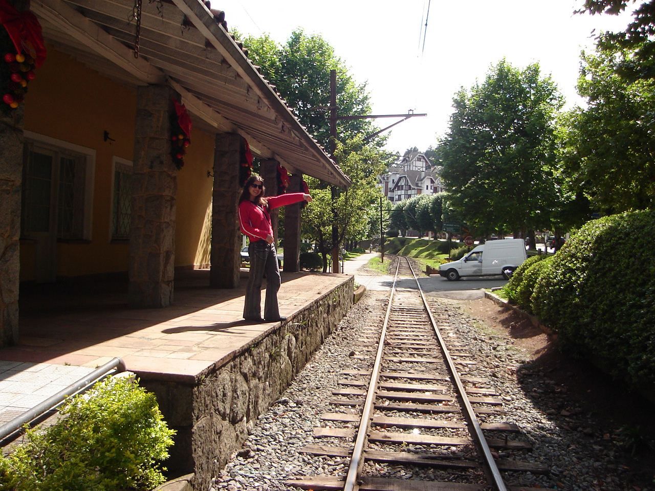 Essa é a estação de trem de Campos do Jordão