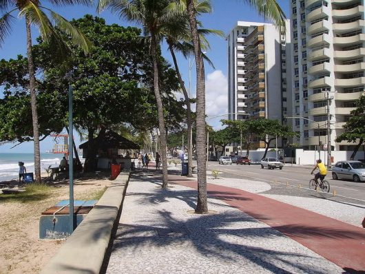 Calçadão da praia de Boa Viagem - Recife - PE