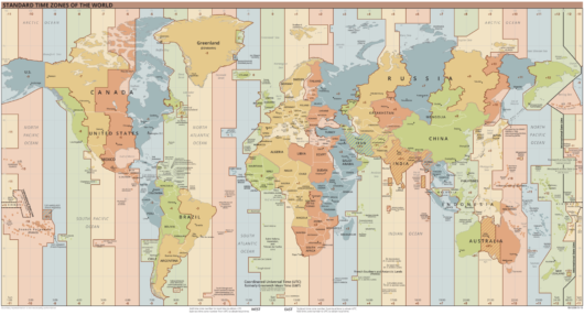 Fusos horários do mundo