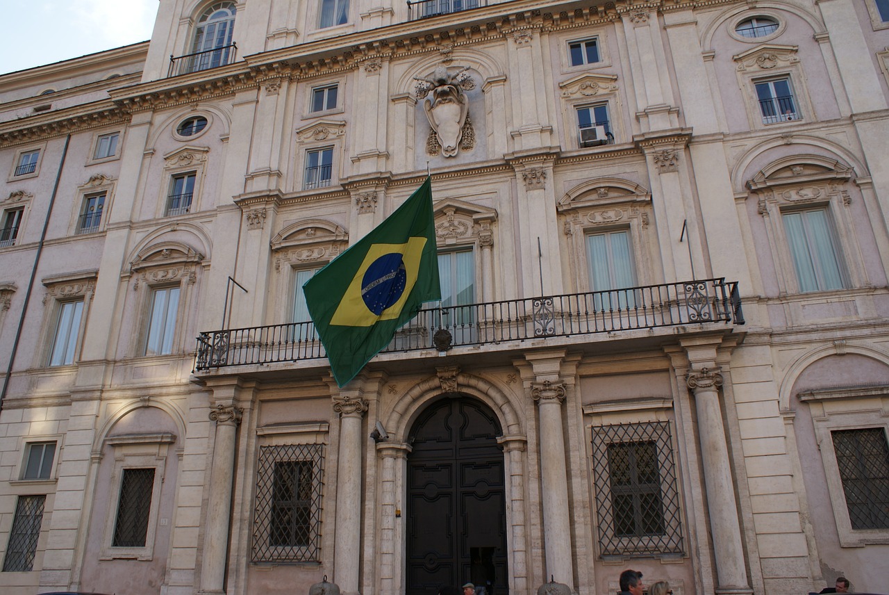 O Brasil possui vários consulados e embaixadas fora do país: esse é o de Roma na Itália