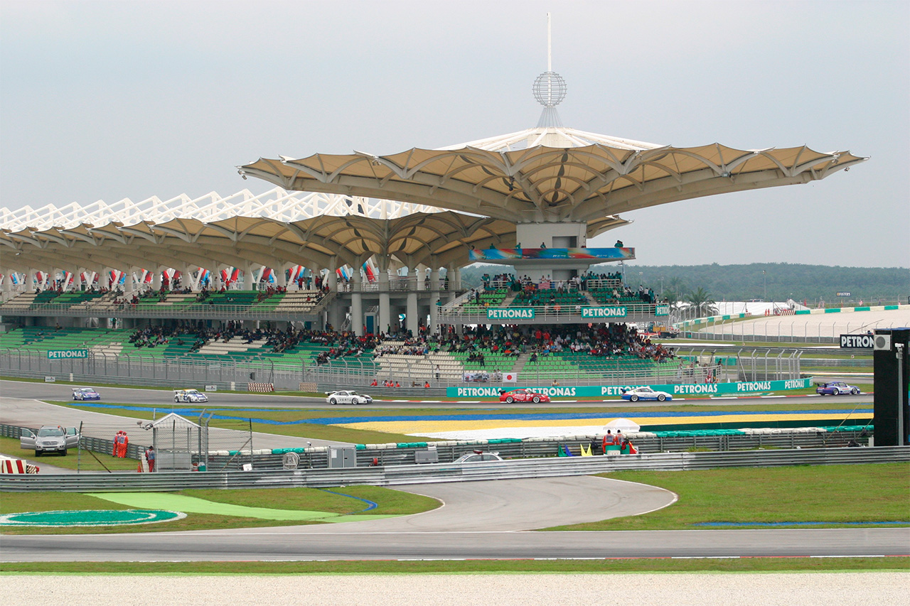 Esse é o lindo circuito de Sepang na Malásia