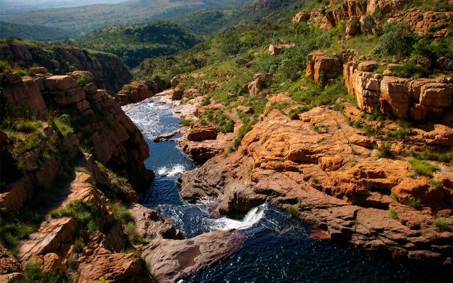 Linda vista da Kgaswane Nature Reserve em Rustenburg