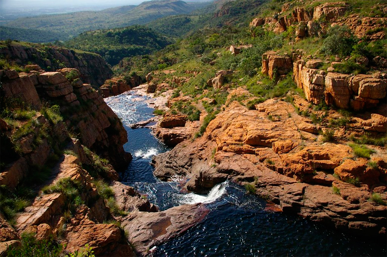 Linda vista da Kgaswane Nature Reserve em Rustenburg