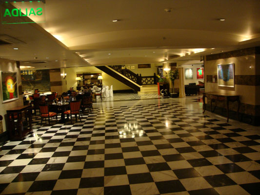 Hall de entrada do Hotel Panamericano