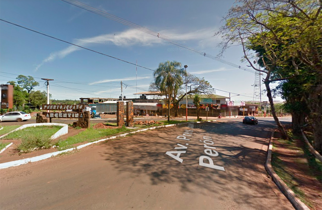 Entrada de Puerto Iguazu na Argentina (Photo by Google Maps)