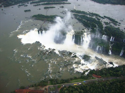 Vista passeio helicóptero - Foz do Iguaçu