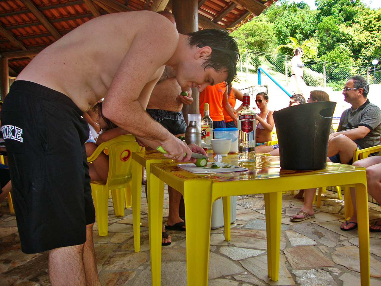 Competição de caipirinha no Águas de Palmas Resort