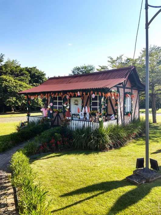 Casa colonial no Pavilhão Municipal de Timbó