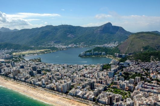 Vista da Praia de Ipanema no Rio de Janeiro