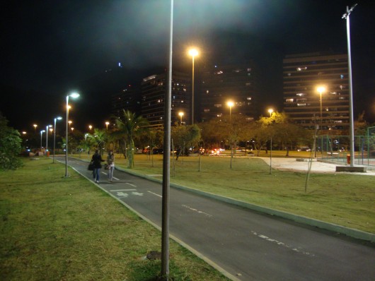 Lagoa Rodrigo de Freitas à noite