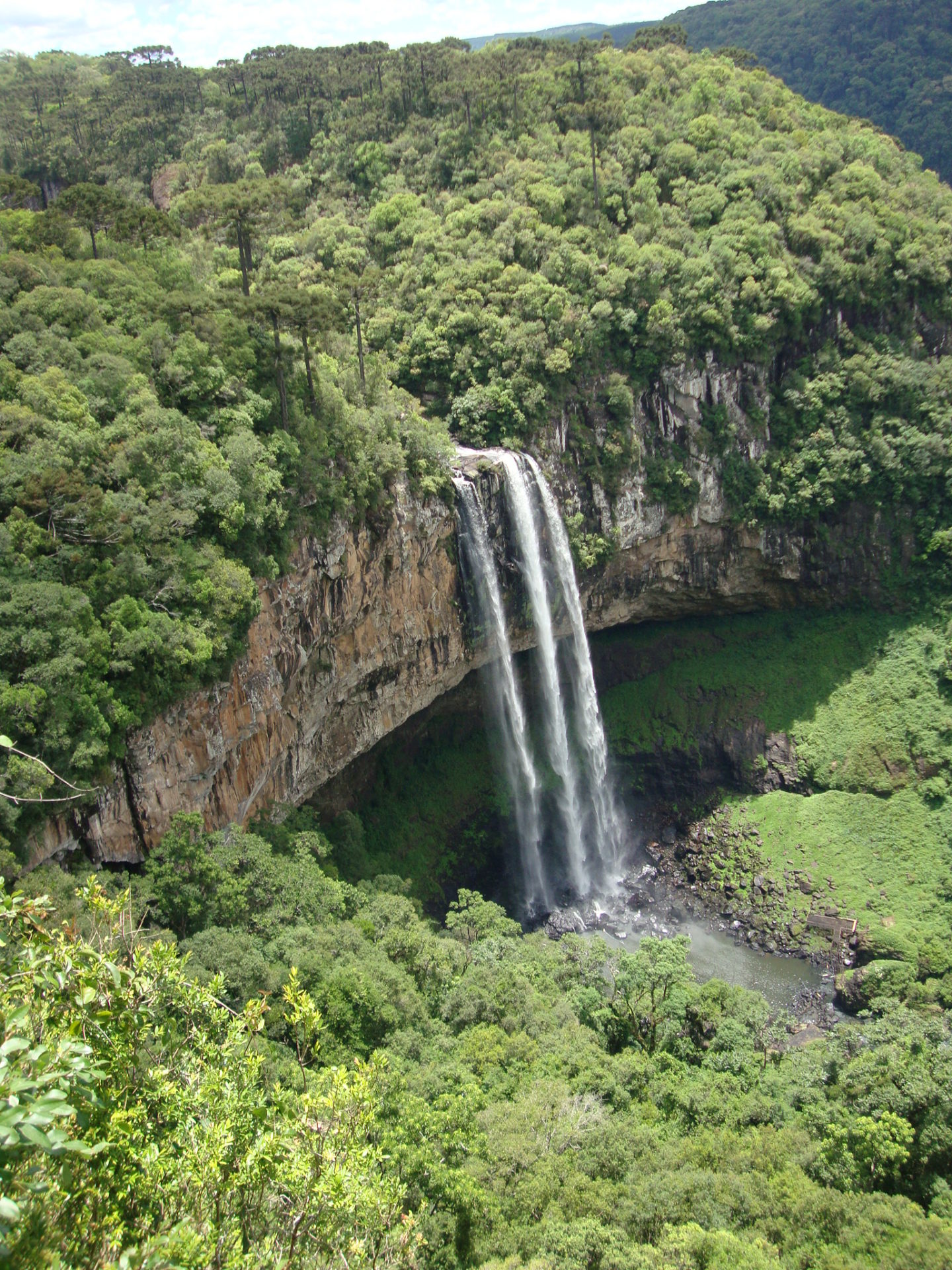 A Cascata do Caracol em Canela é uma das cachoeiras do Rio Grande do Sul