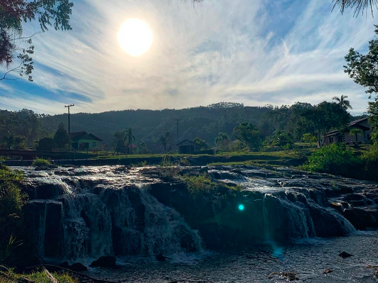 Ribeirão São João em Benedito Novo