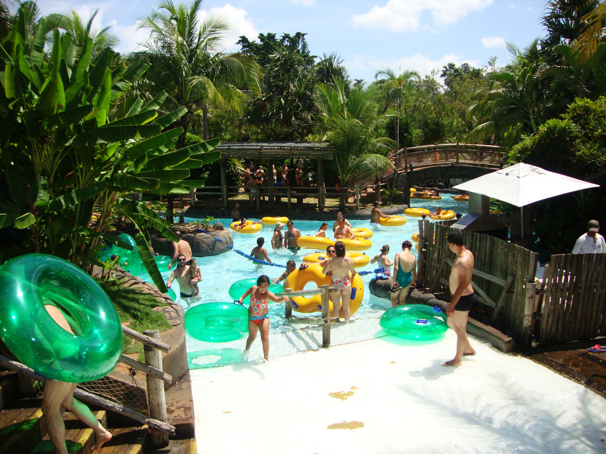 Foto que tiramos da nossa viagem ao Hot Park no Rio Quente Resorts