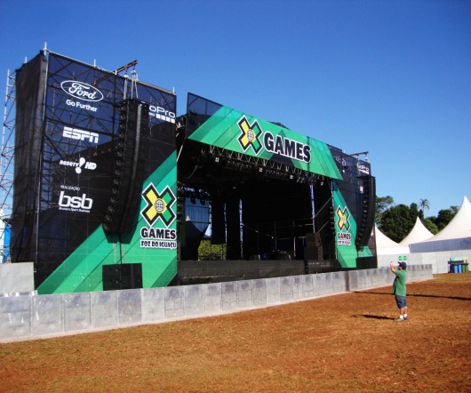 Palco de shows - X-Games