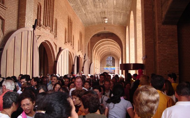 Turistas em Aparecida do Norte