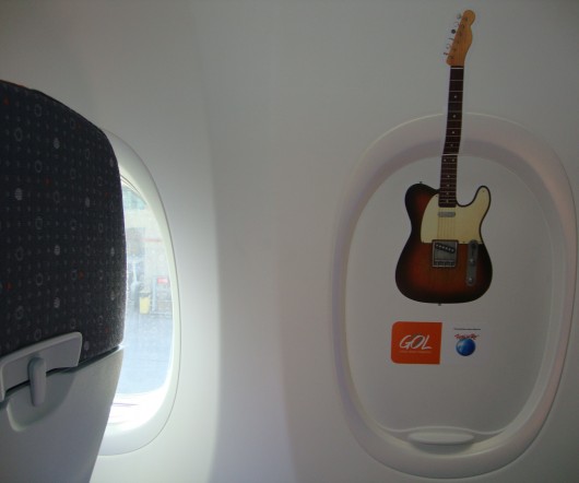 Aeronave estilizada da Gol - Rock in Rio 2013