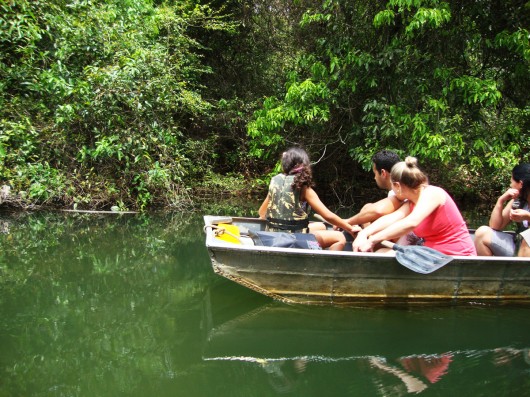 Passeio de barco - Estância Mimosa