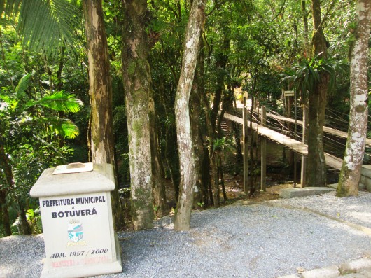 Ponte pênsil - Botuverá - SC