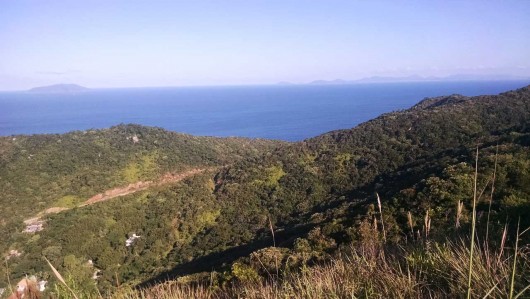 Oceano Atlântico visto do Morro do Macaco