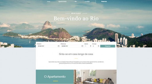 Template da Campanha #IssoéRio da Wix!