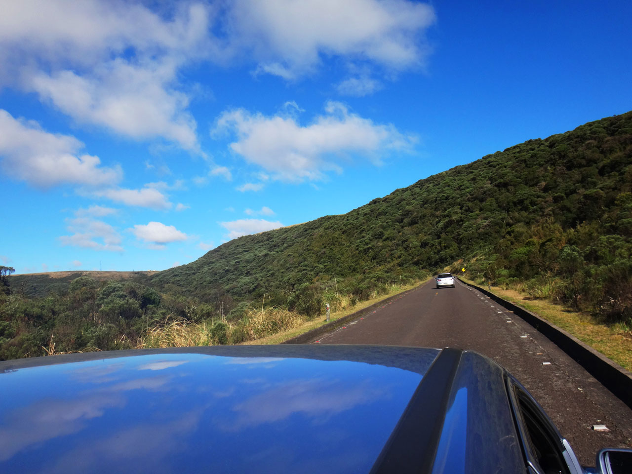 Passeio de carro na serra catarinense