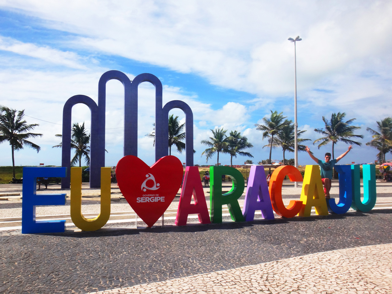 Orla de Atalaia em Aracaju é uma das praias do Sergipe