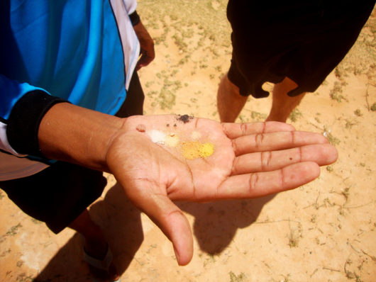 Cores das falésias de Morro Branco