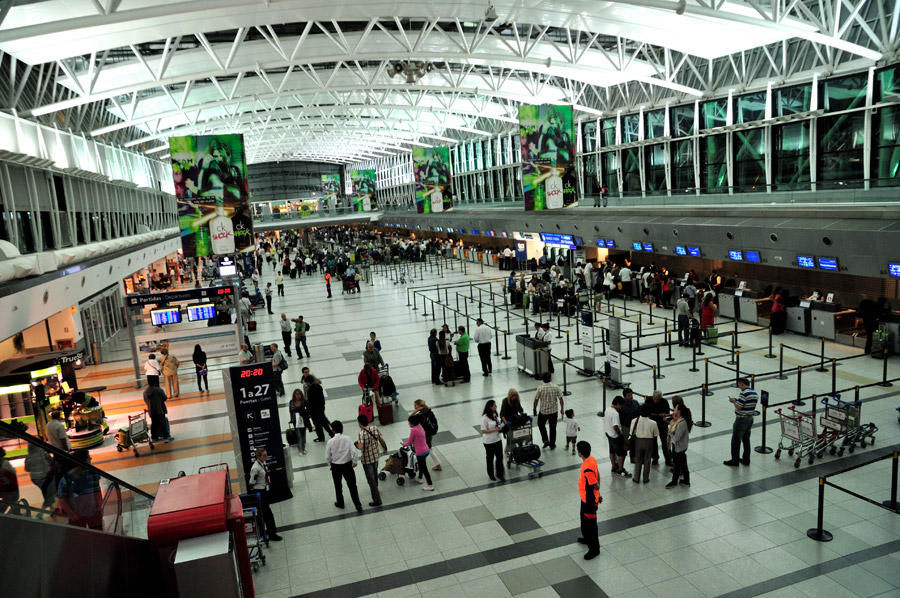 O Aeroporto de Ezeiza em Buenos Aires é um dos principais hubs da América do Sul
