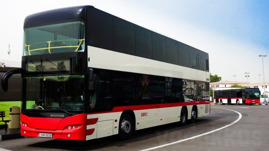 Ônibus de 2 andares em Dubai