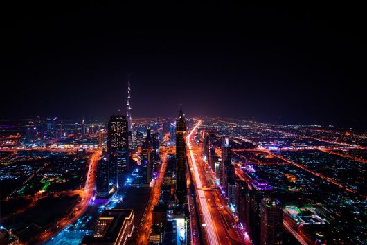 Vista aérea de Dubai