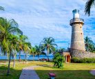 Farol em Cartagena na Colômbia