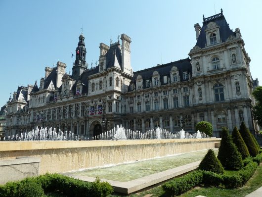 Hôtel de Ville em Paris na França