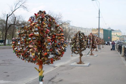 Ponte Luzhkov em Moscou na Rússia