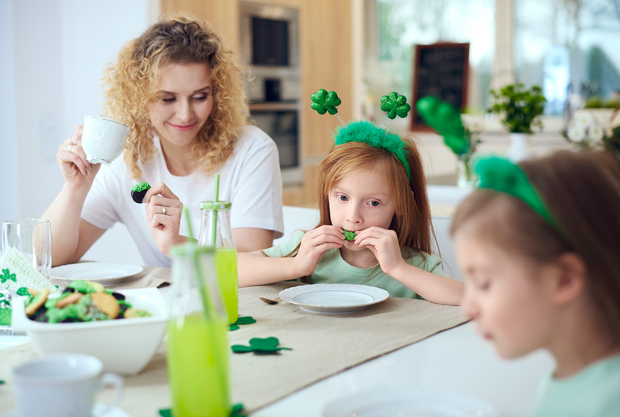 Como é a rotina da família irlandesa?