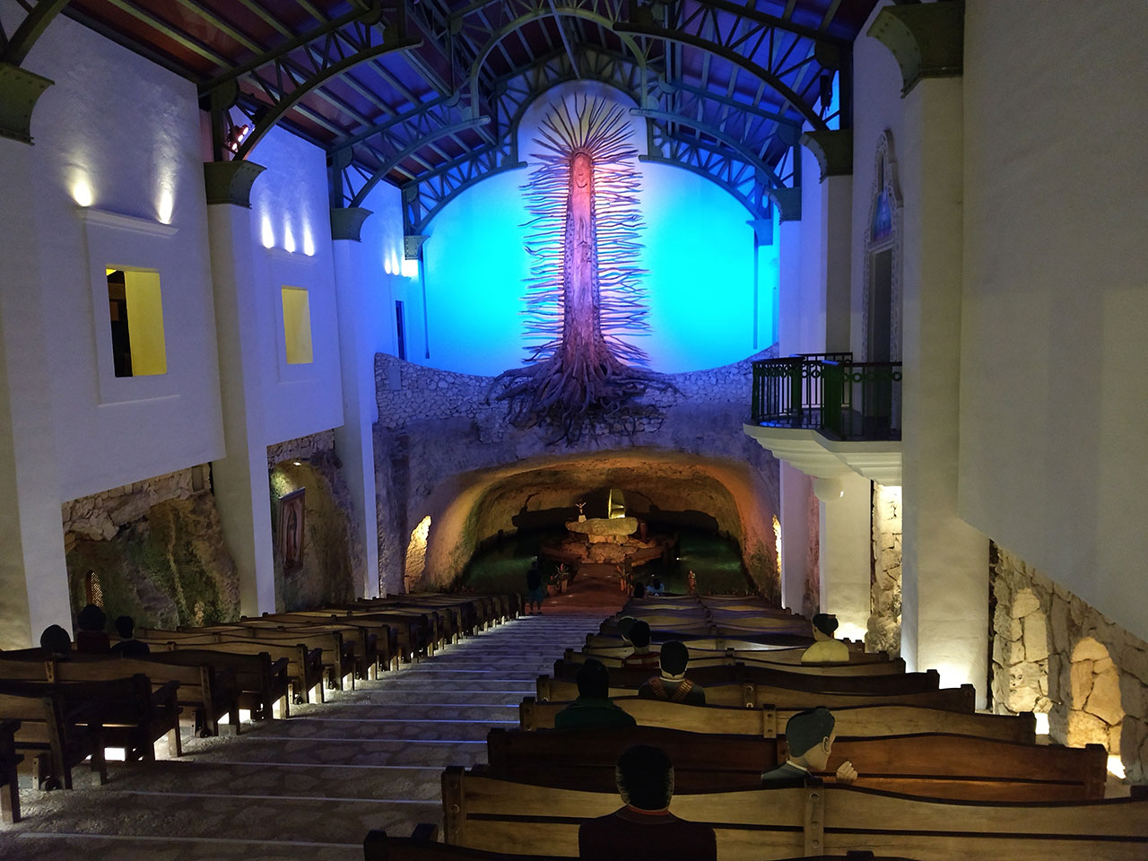 Capela de Guadalupe no Xcaret