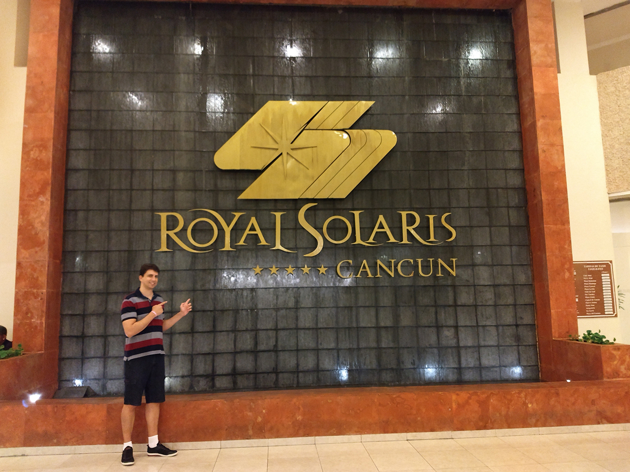 Frente do Royal Solaris Cancun