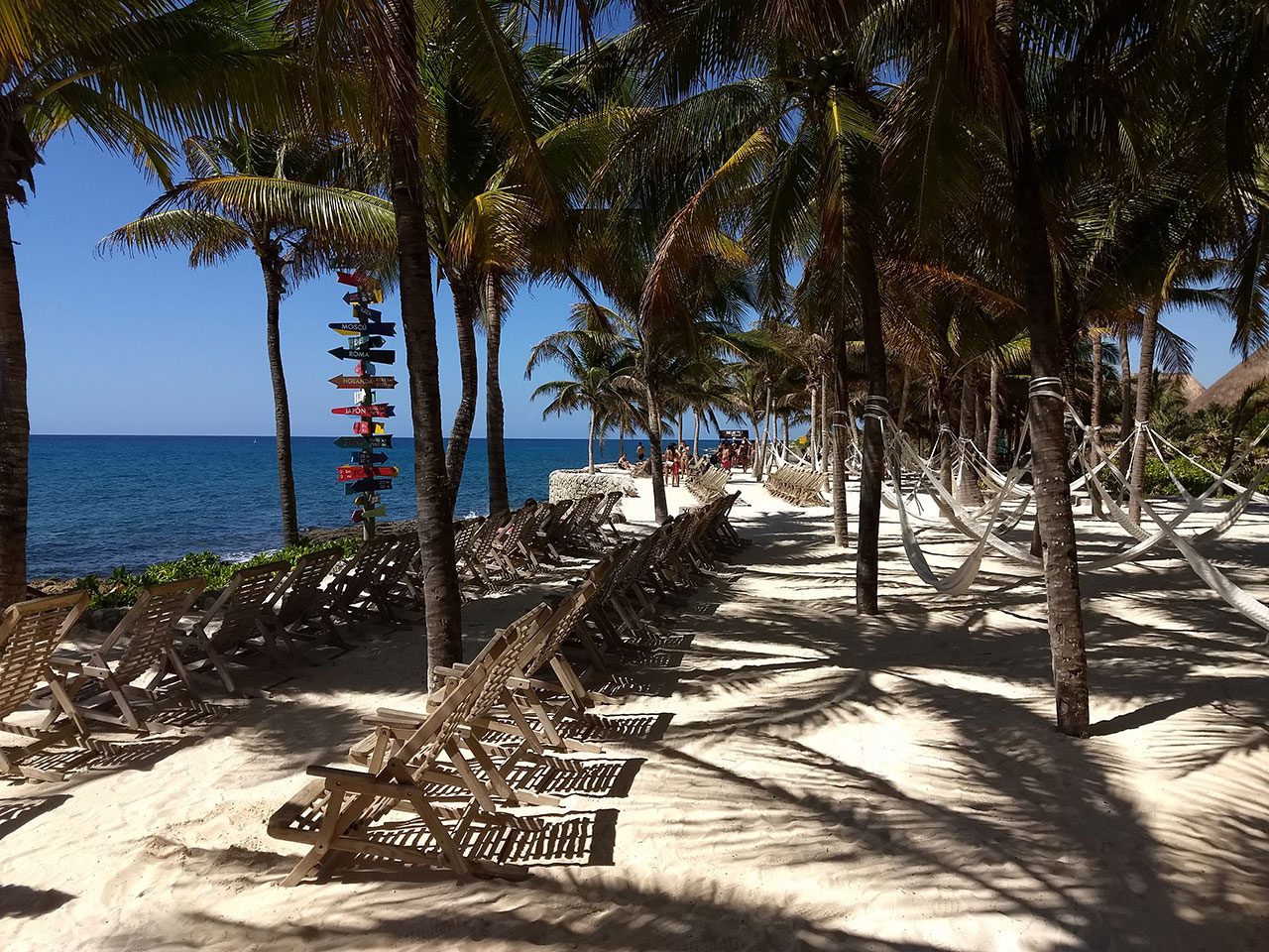 Paisagem no Parque Xcaret