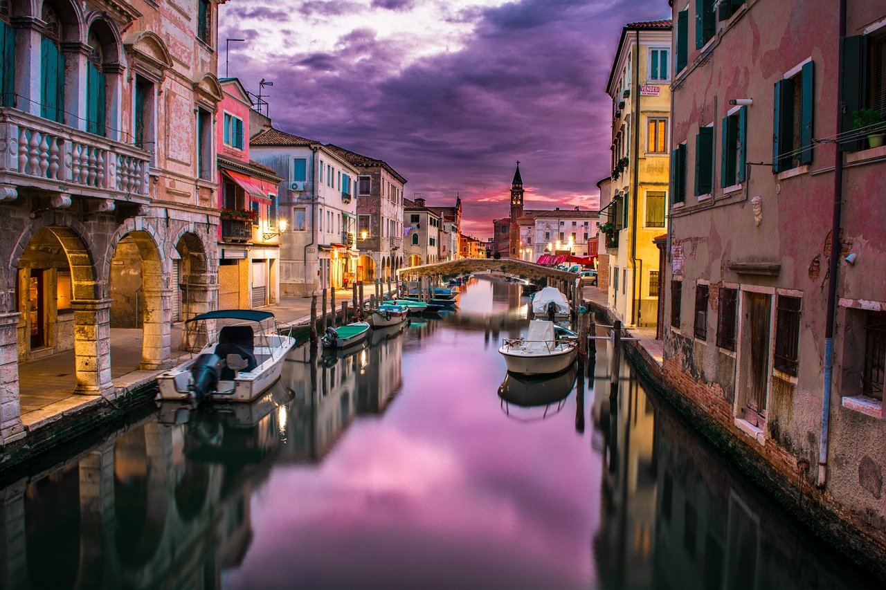 Linda vista de Veneza - Itália