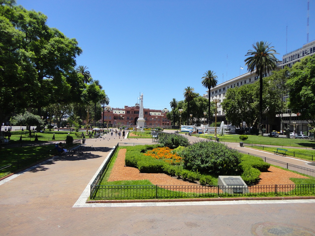 Vista da Casa Rosada em Buenos Aires