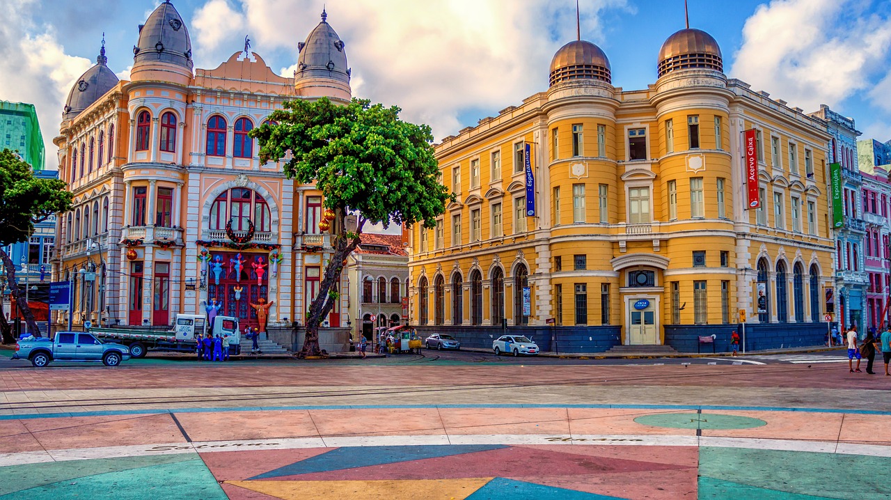 O marco zero é um dos pontos turísticos de Recife para a sua viagem bate volta