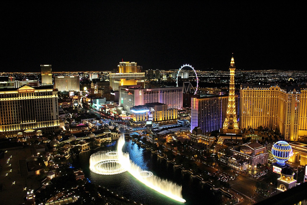 Férias de julho em Las Vegas nos Estados Unidos