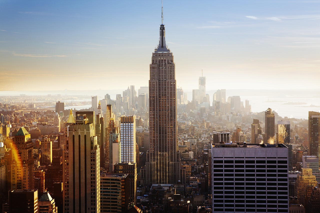 Vista do Empire State Building em Nova York