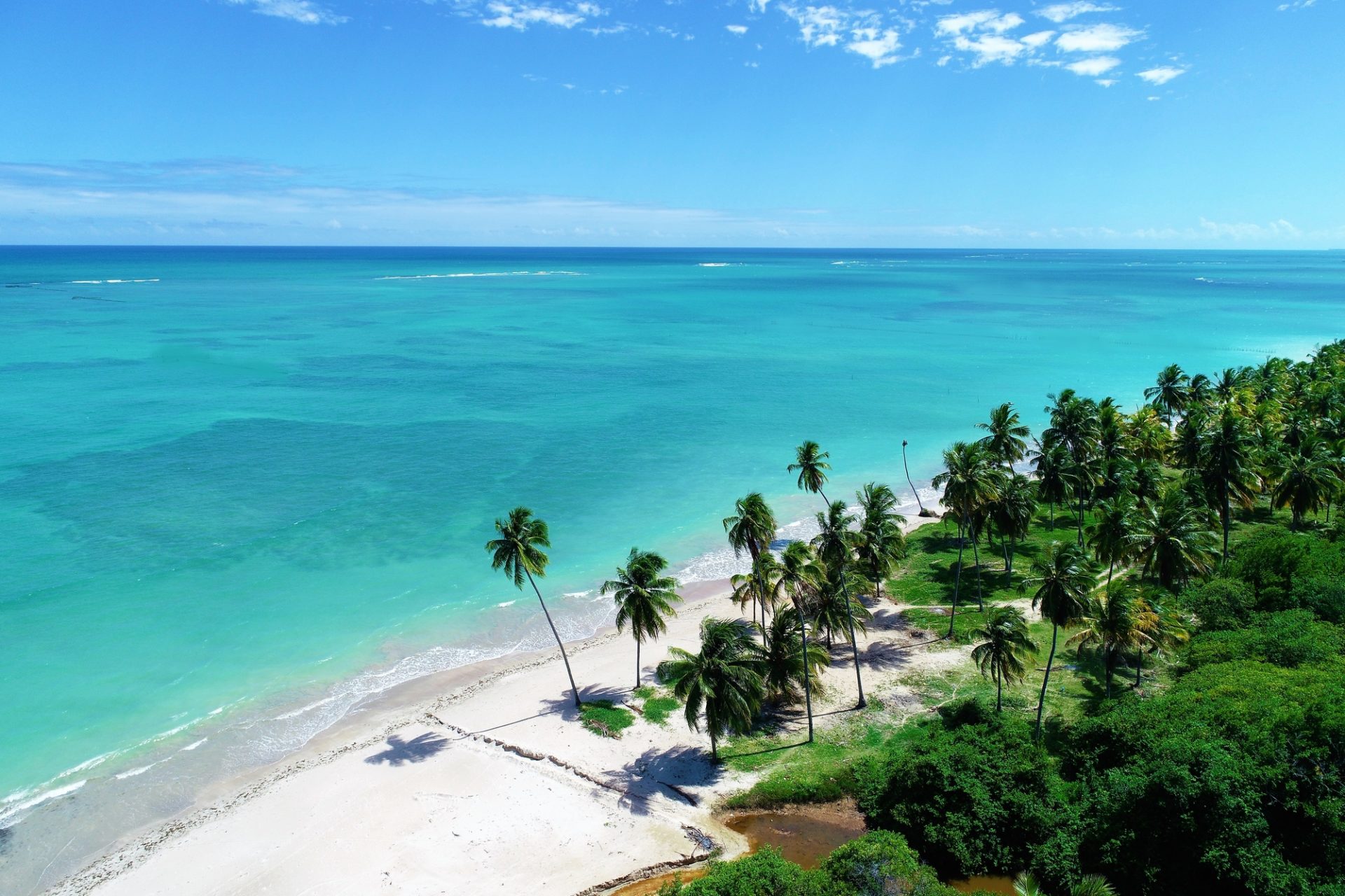 São Miguel dos Milagres no Alagoas é um dos paraísos do Nordeste do Brasil